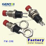 27mm Reset Metal Push Button Switch Switch with Red Stem