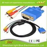 6feet VGA to 3 RCA Component Video Cable
