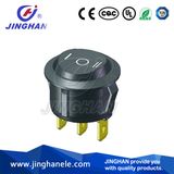3 Pin on-off-on Round Rocker Switch Dia: 20mm