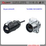 IP68 Ruggedized RJ45 Data Connector for Data Tranfer