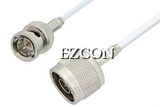 75 Ohm N Male to BNC Male Test Cable
