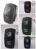 5 Pins 12V Car LED Rocker Switch Right Light No-off Rocker Switch
