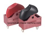 Single Pole Three Yhrow 3 Position Hair Dryer Using Black T85 Micro Rocker Switch