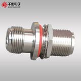 N Female to Female Bulkhead Connector RF Connector