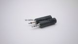 3.5mm Mono/Stereo Plug to 6.35mm Mono/Stereo Jack