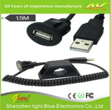 USB Extension Flush Dash Mount Cable for Car