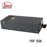 Smun S-800-15 800W 15VDC 53A Single Output Switching Power Supply