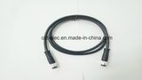 M12 8 P Male Head to M12 8 P Male Head with Metal Nut
