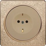 Pattern Design EU Standard German-Style Switch Socket