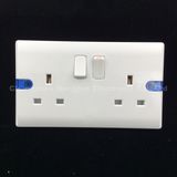 Bakelite Copper Material Double 13A Switch Socket (E8913SD)