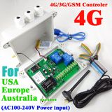 4G Verson GSM-Auto-AC Double Relay Output GSM SMS Remote Controller