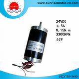 52zyt95-2440 24V 62W 0.15nm Magnet DC Motor