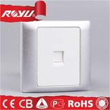 Telephone Silver Colour Rj11 4 Core Tel Socket