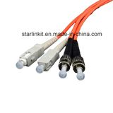 Sc to St Om2 Multimode Mode Fiber Optic Patch Cord