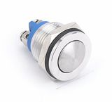 16mm Hyperplane Domed Screw Metal Push Button Switch
