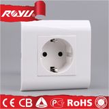 Approved RoHS 1 Gang Schuko Electric Wall Socket
