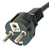 European Three Pins Standard Power Cord (AL-154)