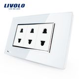 Livolo Electric Power Socket Us Standard 2 Pins Socket Vl-C3c3a-81/82