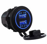 My2213 Waterproof Double USB Socket Switch/Electrical Outlet/USB Charger