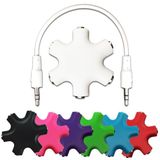 3.5mm Jack 5 Way Multi Headphone Headset Earphone MP3 Hub Audio Splitter