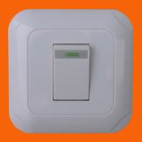 Europe Style Flush Mounted One Gang One Way Switch/Touch Wall Switch (F5001)