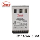 Ultra Thin 10W 5V1a/24V0.25A Dual Output Switching Power Supply SMPS