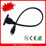 Panel Mount HDMI Cable Male to Female