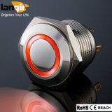 16mm Ring Momentary Pushbutton Switch with Red LED