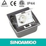 Magic Resin Plate Pop-up Rj Floor Outlet Box/Floor Box/Floor Socket