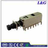 Power 4p2t 2 Position Push Button Switch for DVD, Power