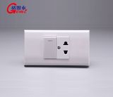 3 Prong Outlet Wall Plate with 1 on-off Switch Wall Plate