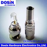 Straight BNC Cable Connector Male BNC with Spring for Cable 75-5, 75-3