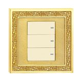 Brass Electric House Switch with Classic Patterns