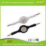 Gold Plated Retractable 3.5mm Stereo Audio Cable