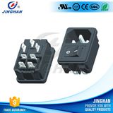 AC Male Power Socket with Switch