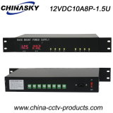 CCTV 1.5u Rack Mount LED Display Power Supply (12VDC10A8P-1.5U)