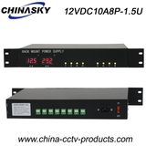 CCTV 1.5u Rack Mount LED Display Power Supply (12VDC10A8P-1.5U)