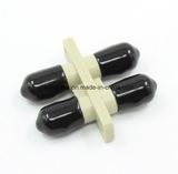 St Multimode Duplex Plastic Fiber Optic Adapter