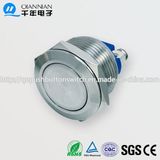 19mm 1no Resetable Flat IP65 Ik08 Push Button Switch