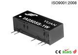 2W 3-24VDC Fixed Input, Regulated Dual Output DC/DC Converter Ia0503s-2W