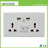 Multi-Functional USB Intelligent Faceplate/USB Wall Plate Lk-Om005