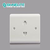 American Type 2 Gang Rj11 Telephone Socket