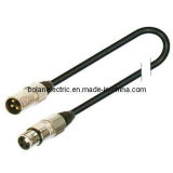 3 Pin XLR Nickel Plated Communication Mirophone Cable