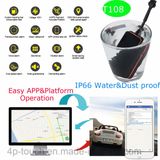 IP66 Waterproof Vehicle GPS Tracker with 4-Pin Acc Detection T108