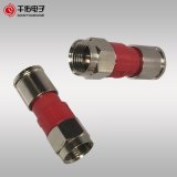 Male Push Type F RF Connector