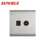 Stainless Steel TV+Tel Socket and Data +Satellite Socket