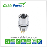 6pin Female M8 Panel Rear Mounting Connector for Sensor and Actuator