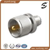 Pl-259 UHF-Male to Mini-UHF-Female Coaxial Adapter Connector