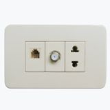 Telephone/Tel Satellite/TV 2 Pin Socket Receptacle