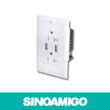 Sinoamigo 2 Port USB Charger Duplex Recetacle